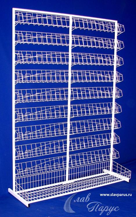 Стеллаж для продажи салфеток односторонний Стеллаж для продажи салфеток односторонний